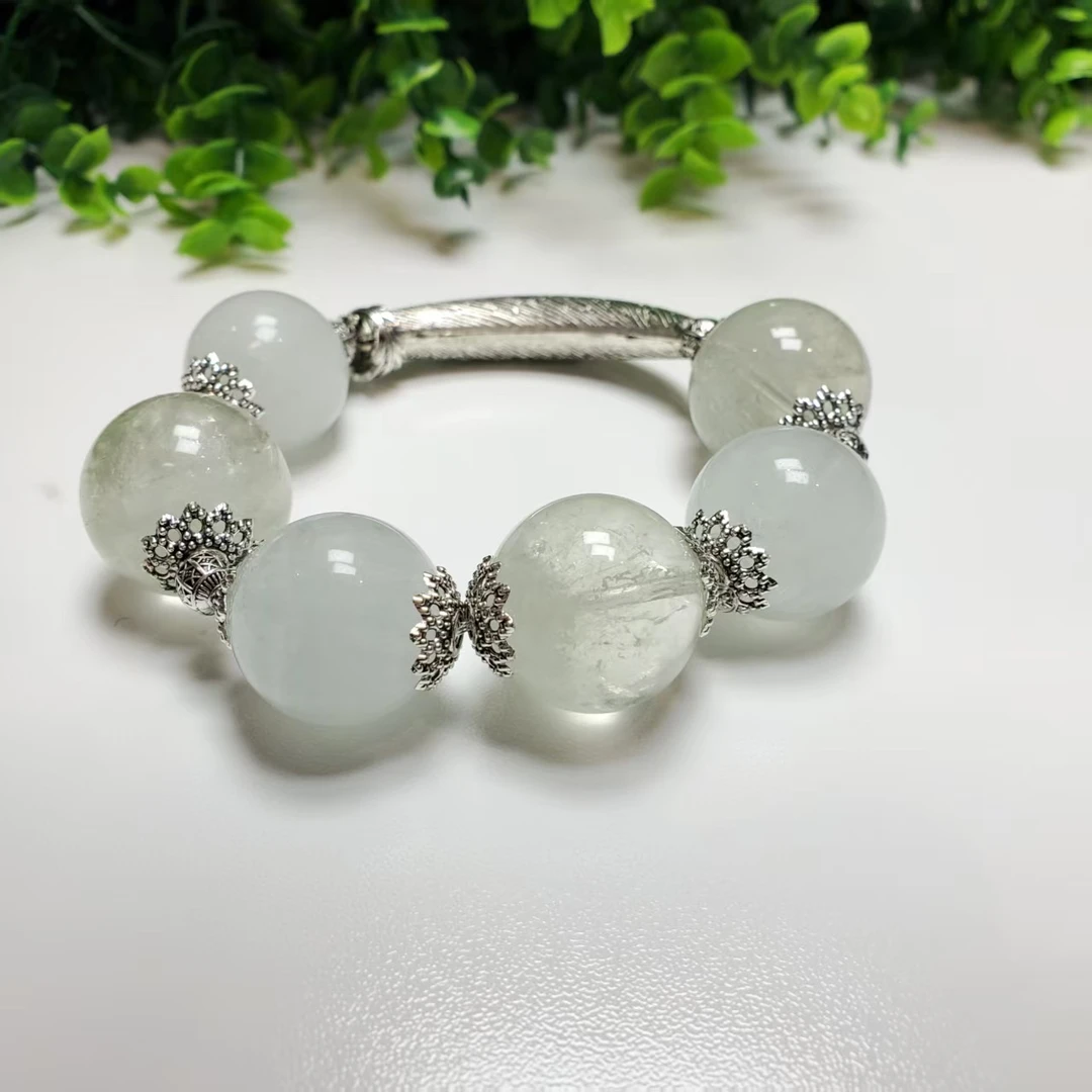 N507【赵小姐】时尚绿萤石蛋白手链多样性发其一