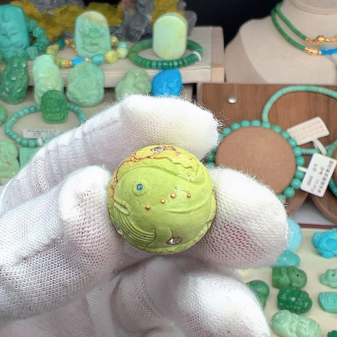 绿松石未镶嵌主播夏