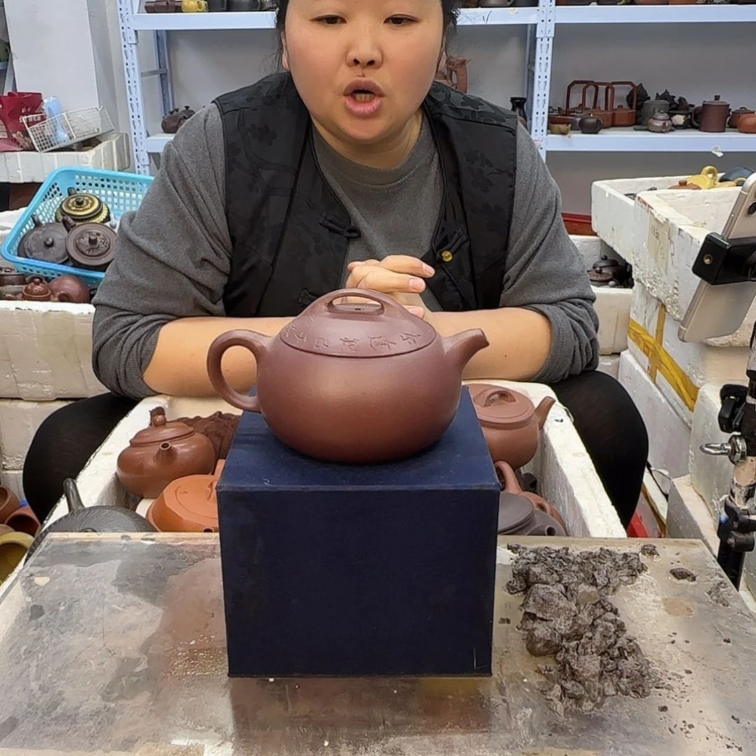 茶壶紫砂宜兴紫砂壶瑕疵处理