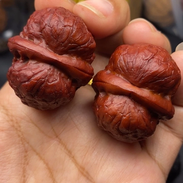 把件文玩核桃38尺帝王筋元宝