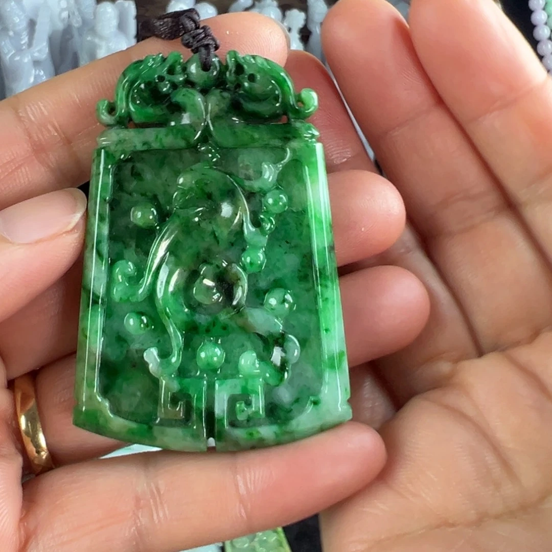 翡翠未镶嵌手镯天然翡翠挂件