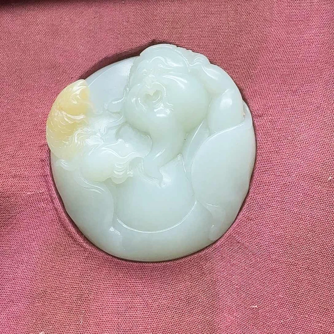 和田玉未镶嵌挂件