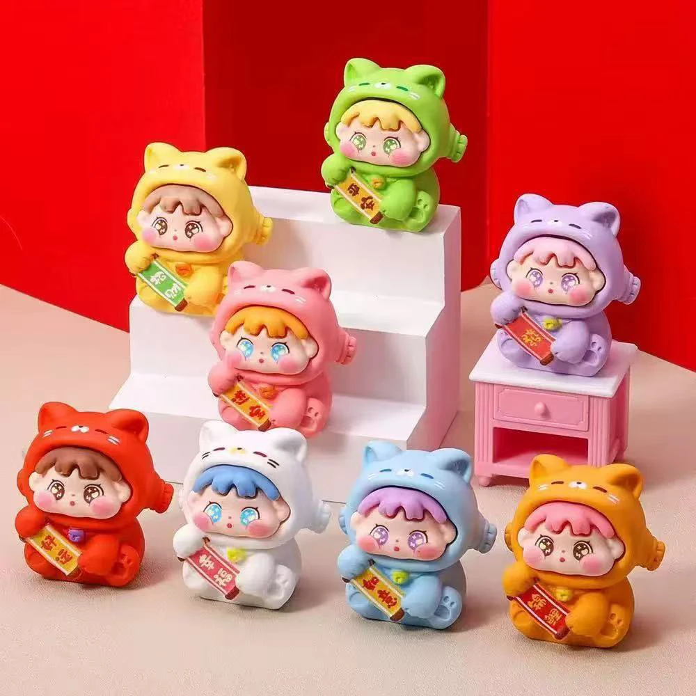 【九宫格】双马尾招财妹妹 萌粒diy