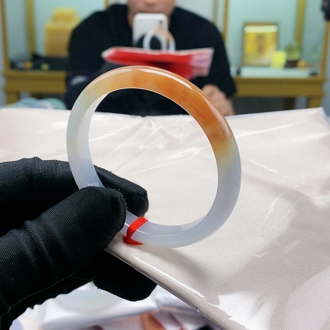 【闪购商品】翡翠手镯未镶嵌慧*红翡