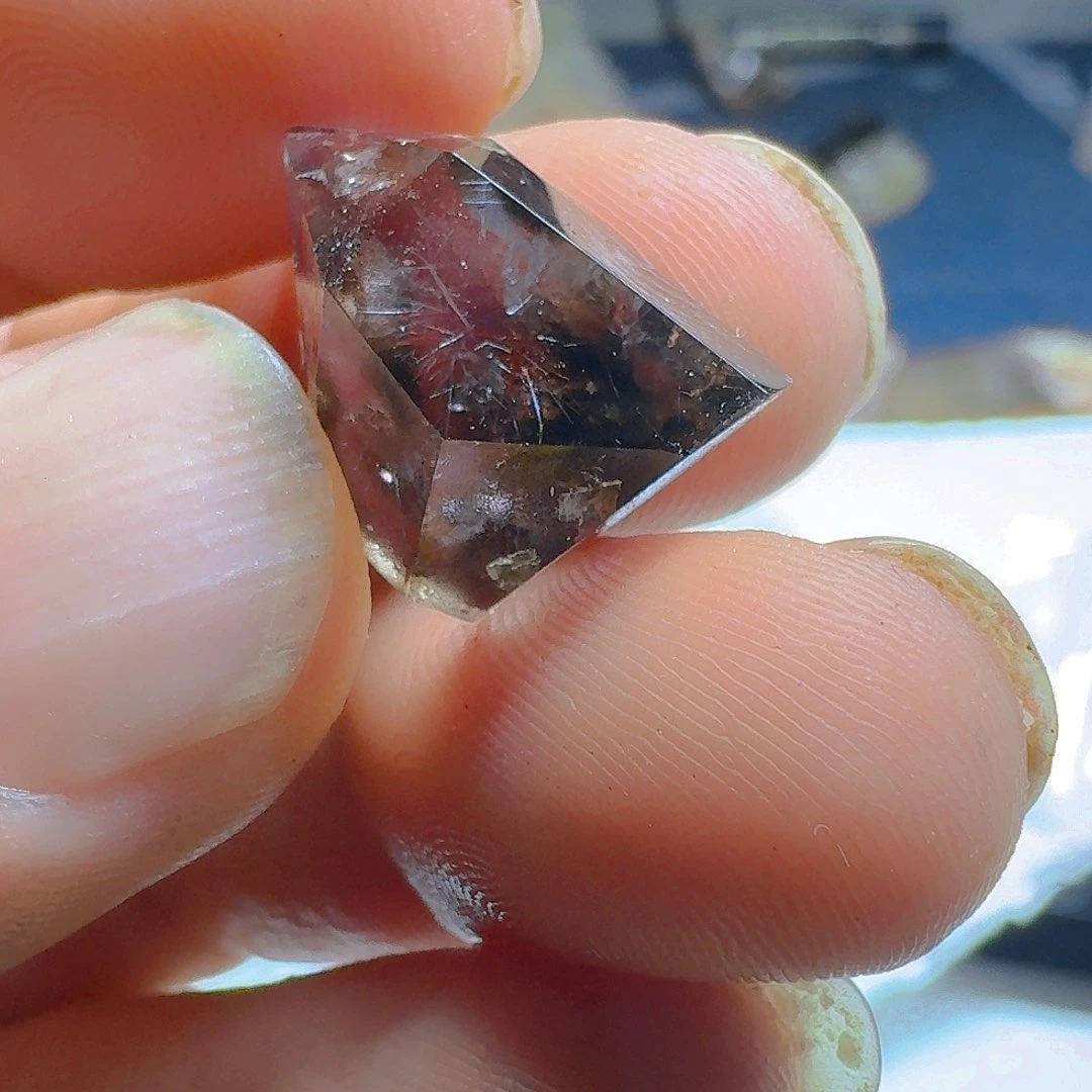 水晶珠宝半成品未镶嵌毛*