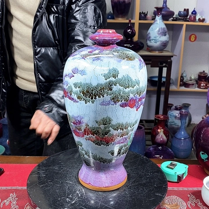 瓶中国神垕精品钧瓷