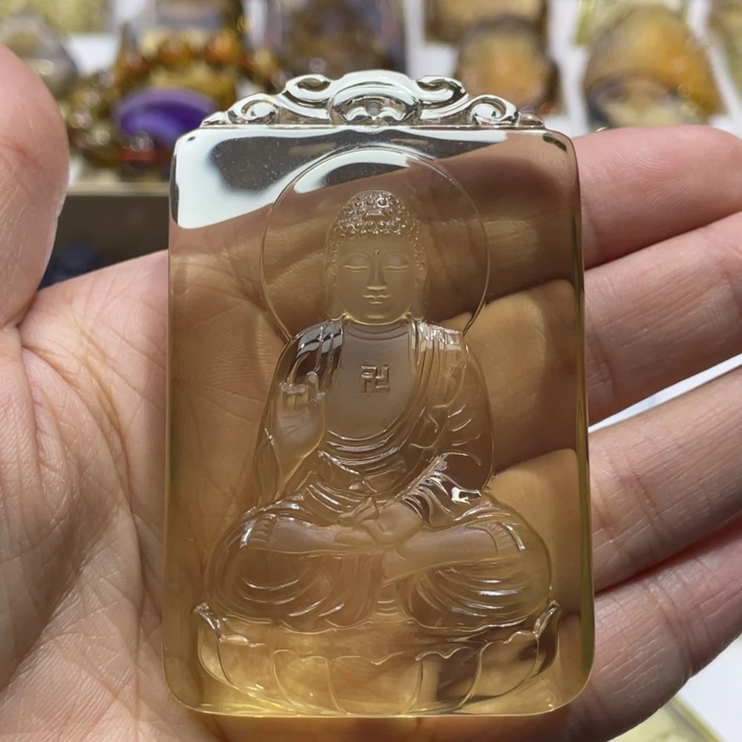 水晶颈饰未镶嵌墨*?定制