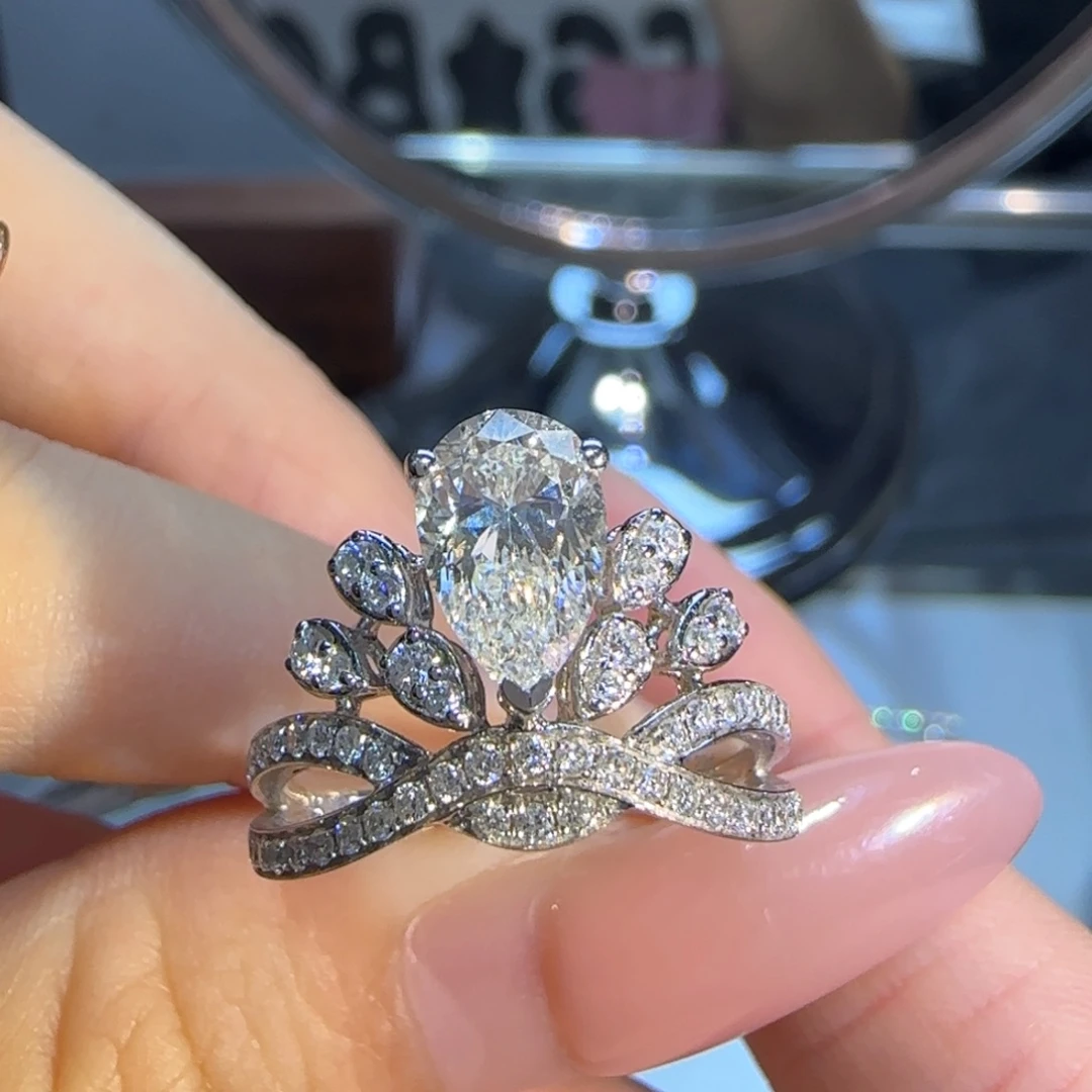 实验室培育钻石18K金镶嵌1.2卡baby 同款