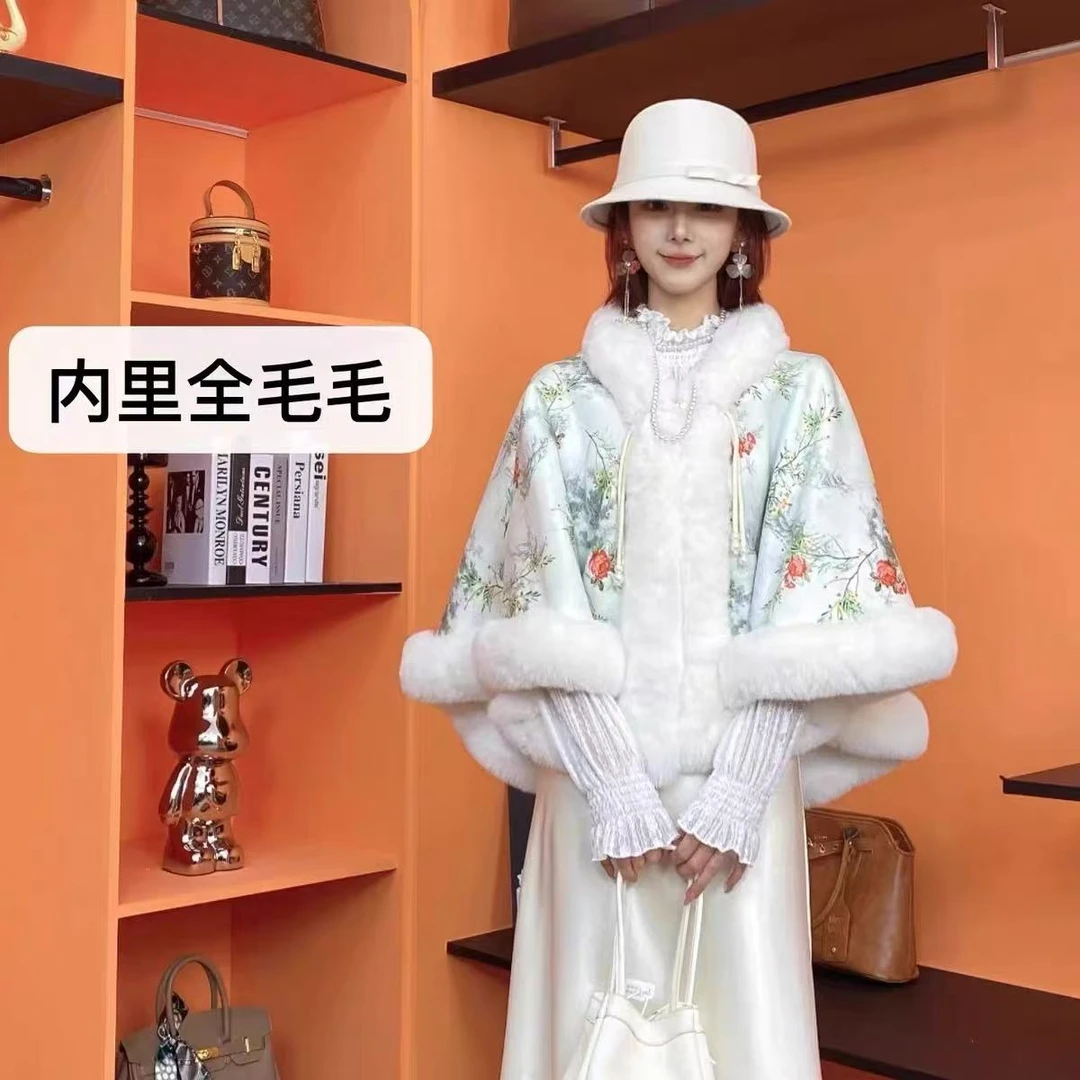 【千金大小姐】新中式气质轻奢百搭披肩斗篷（Q-317）