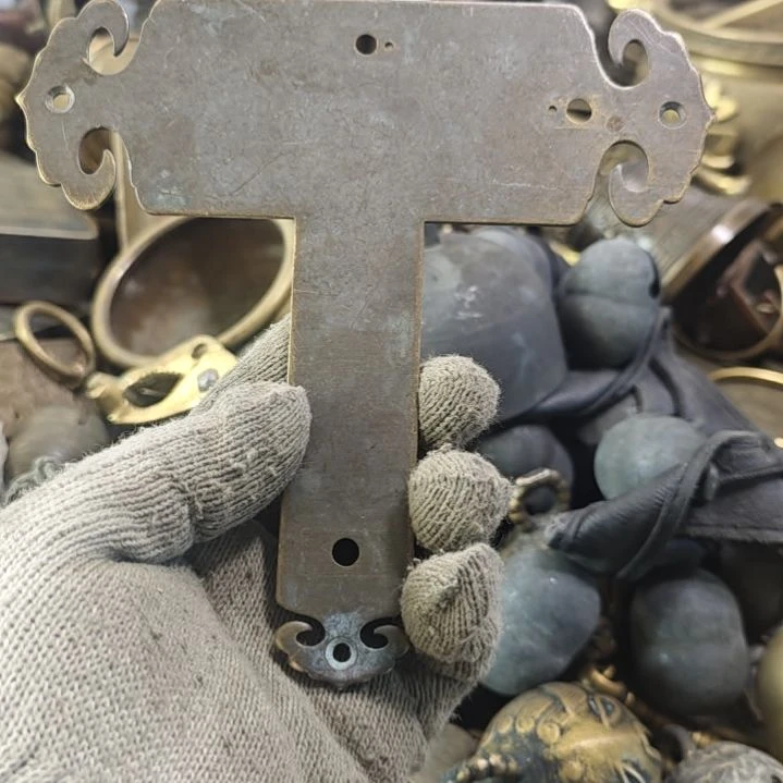 三***河闪电购铜摆件工艺品