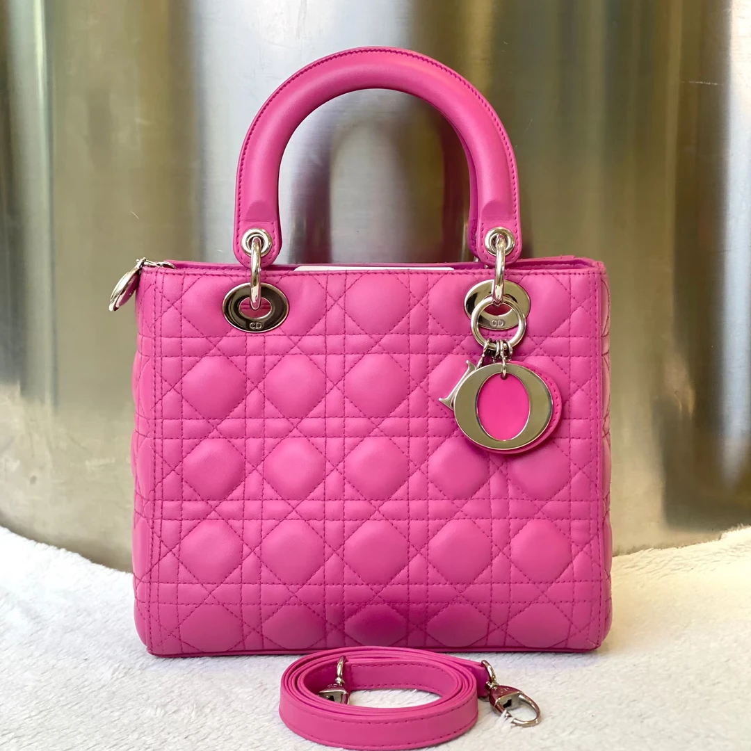 99新 DIOR/迪奥 古有98新迪奥五格戴妃斜挎包7021