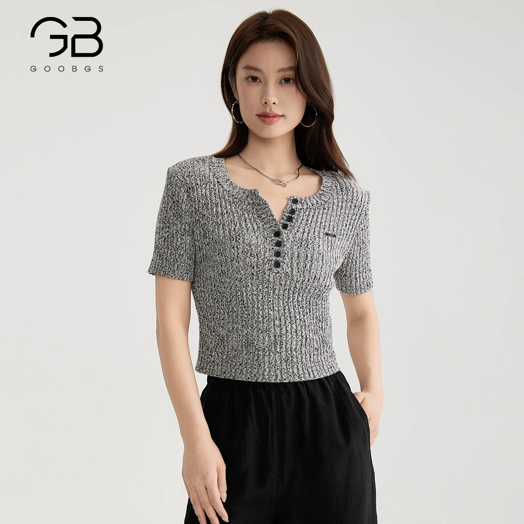 【谷邦L+】谷邦GOOBGS 短袖针织衫 G5232139-6