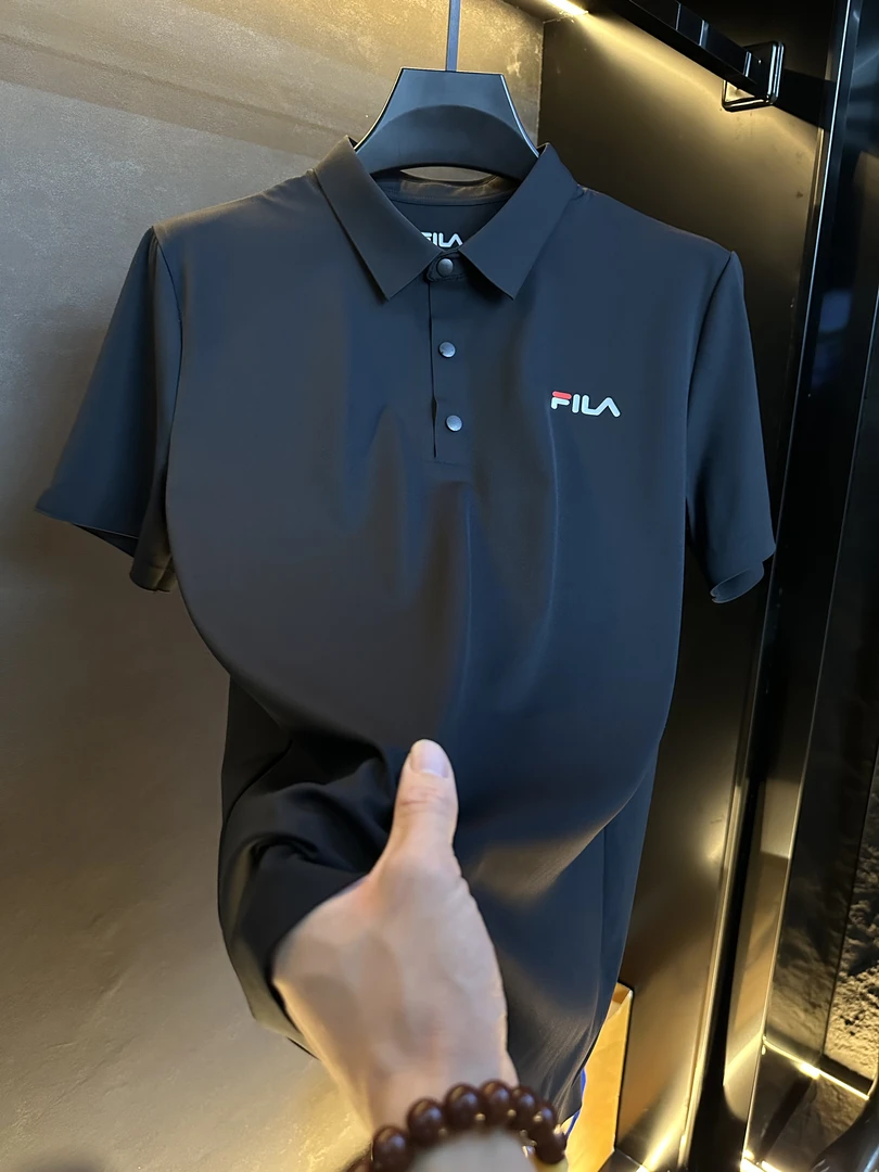 （秋冬加厚）高档无痕定制户外POLO加厚T恤百搭时尚商务速干弹力