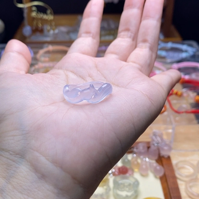 【闪购商品】玛瑙/玉髓戒指未镶嵌刘*睿