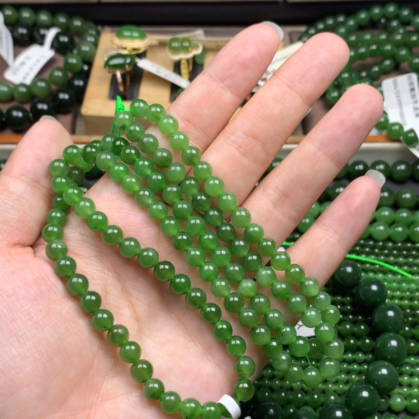 【闪购商品】颈饰未镶嵌和田玉（碧玉）6m特价清货捡漏