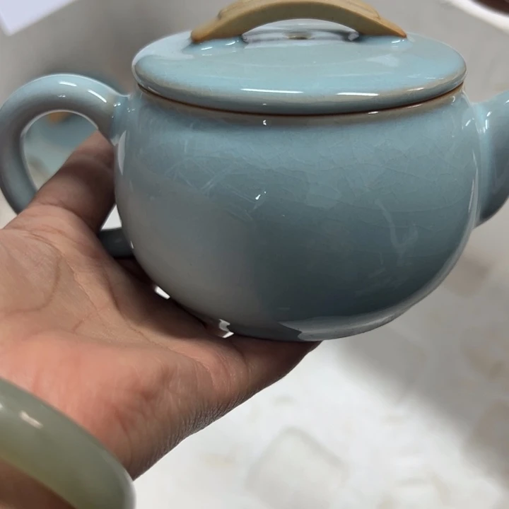 陶摆件原产地原矿釉汝瓷