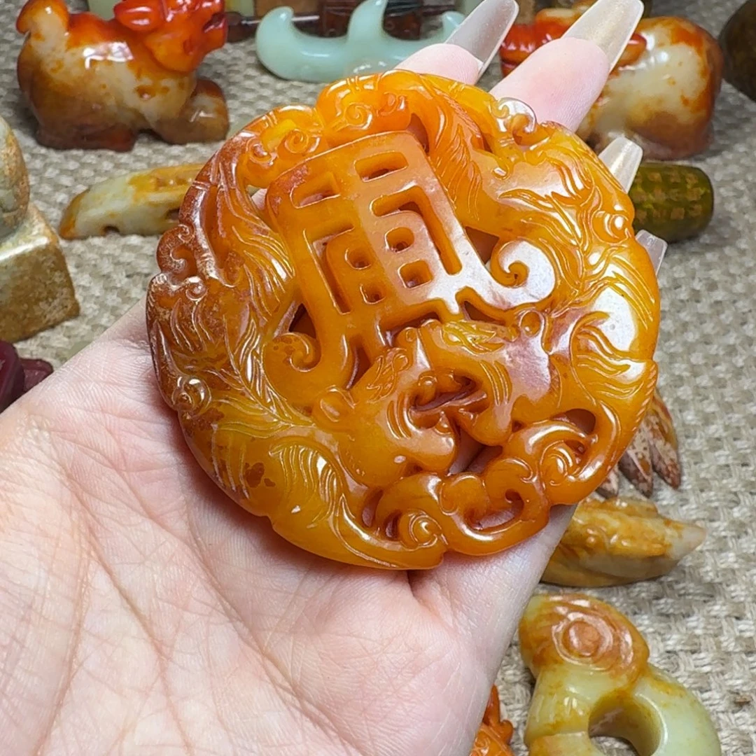 吊坠白玉菩提挂件