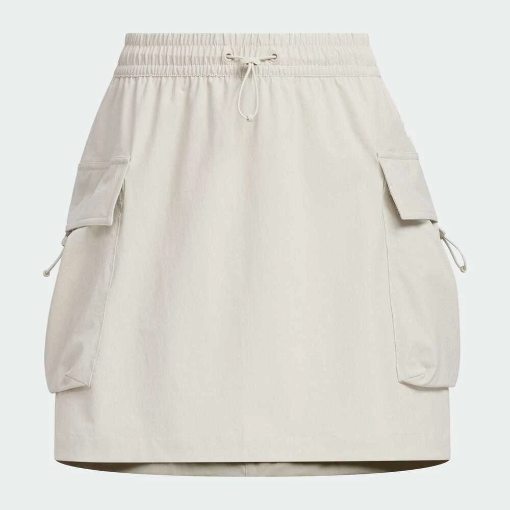 adidas阿迪达斯2025女子FUSTL W CAR SKT梭织短裙KC3774