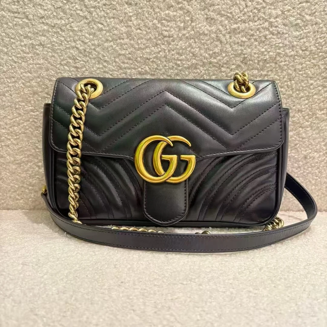 95新 GUCCI/古驰 Gucci22黑金马蒙22