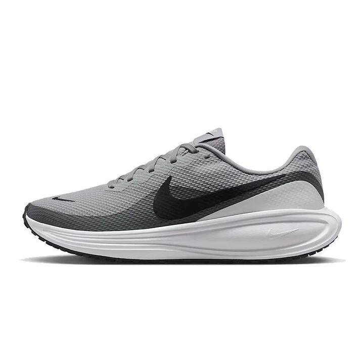 NIKE/耐克REVOLUTION 8 舒适耐磨低帮跑步鞋男款 烟灰色HJ9198004