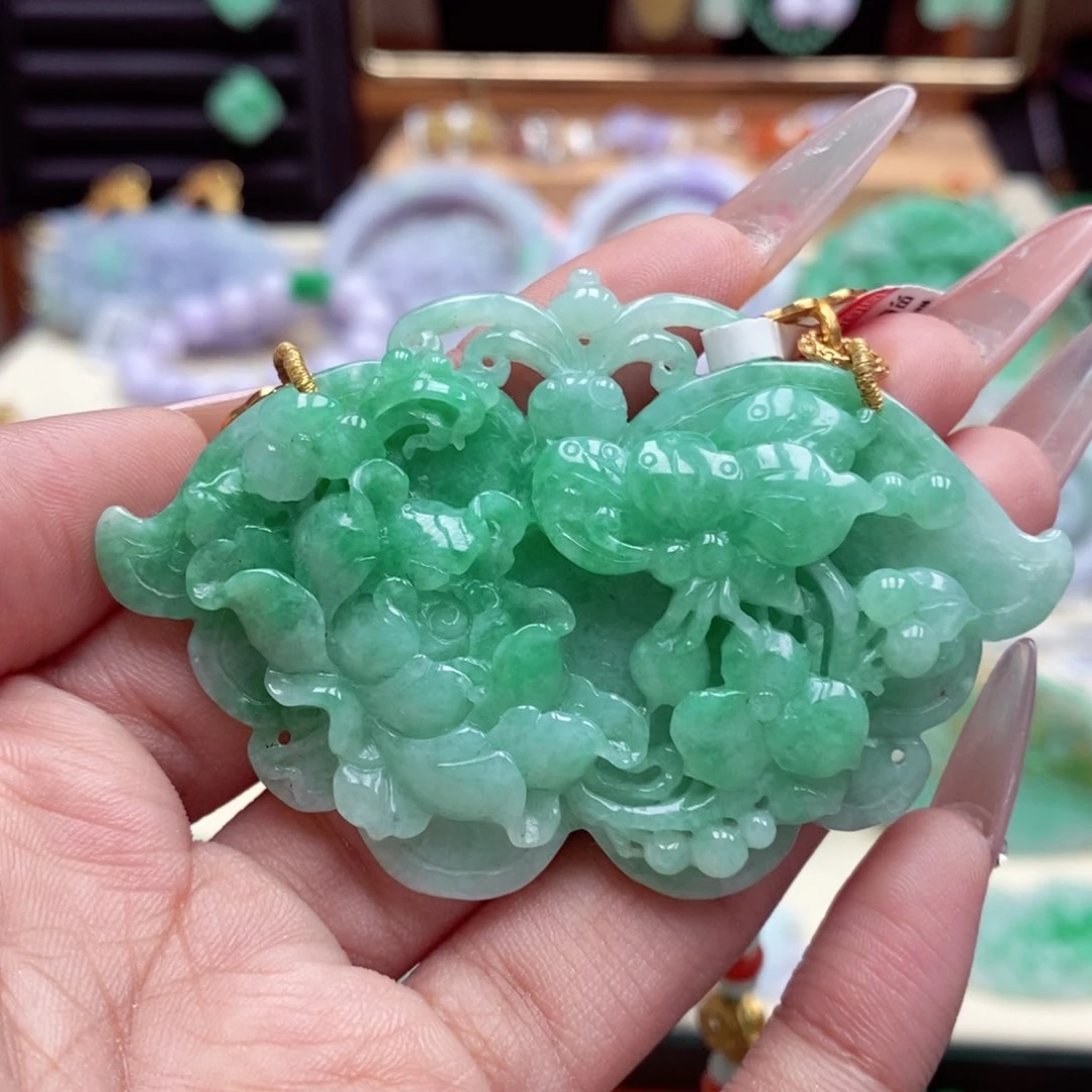 颈饰未镶嵌翡翠翡翠吊坠