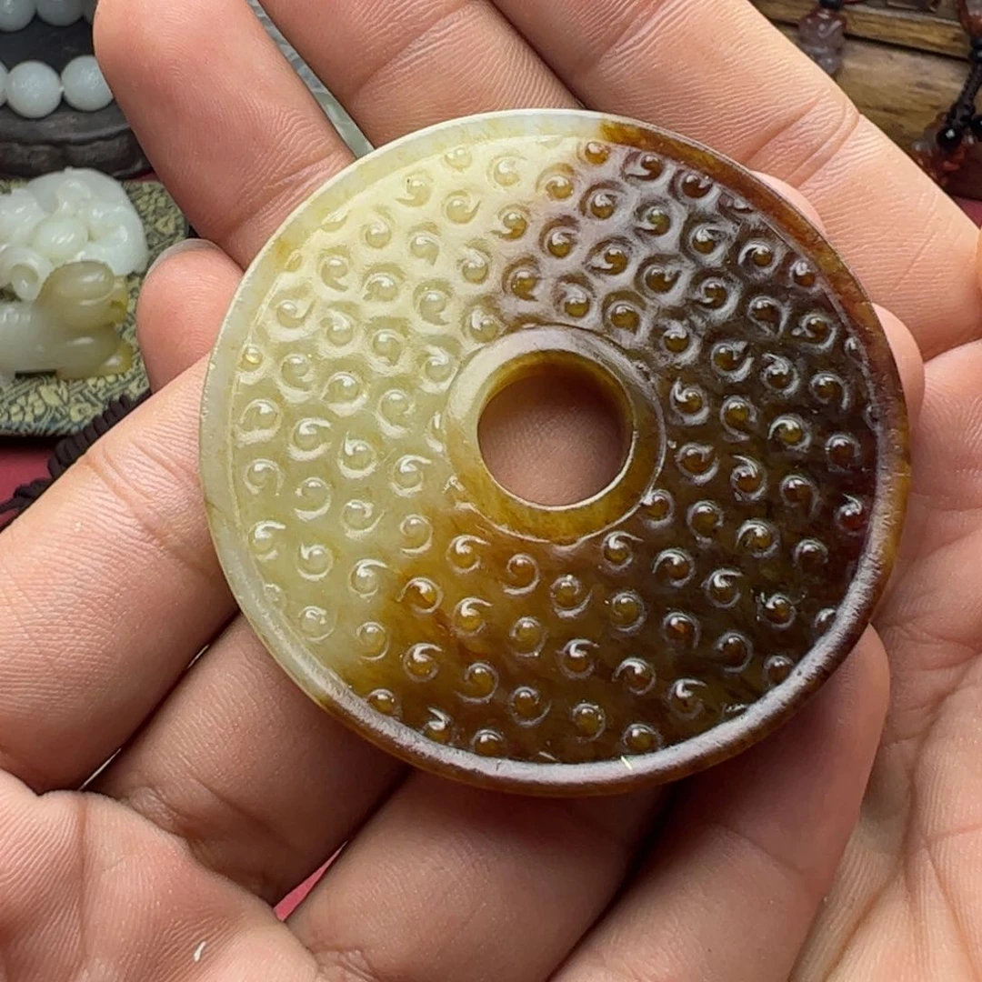 未镶嵌和田玉挂件春**地