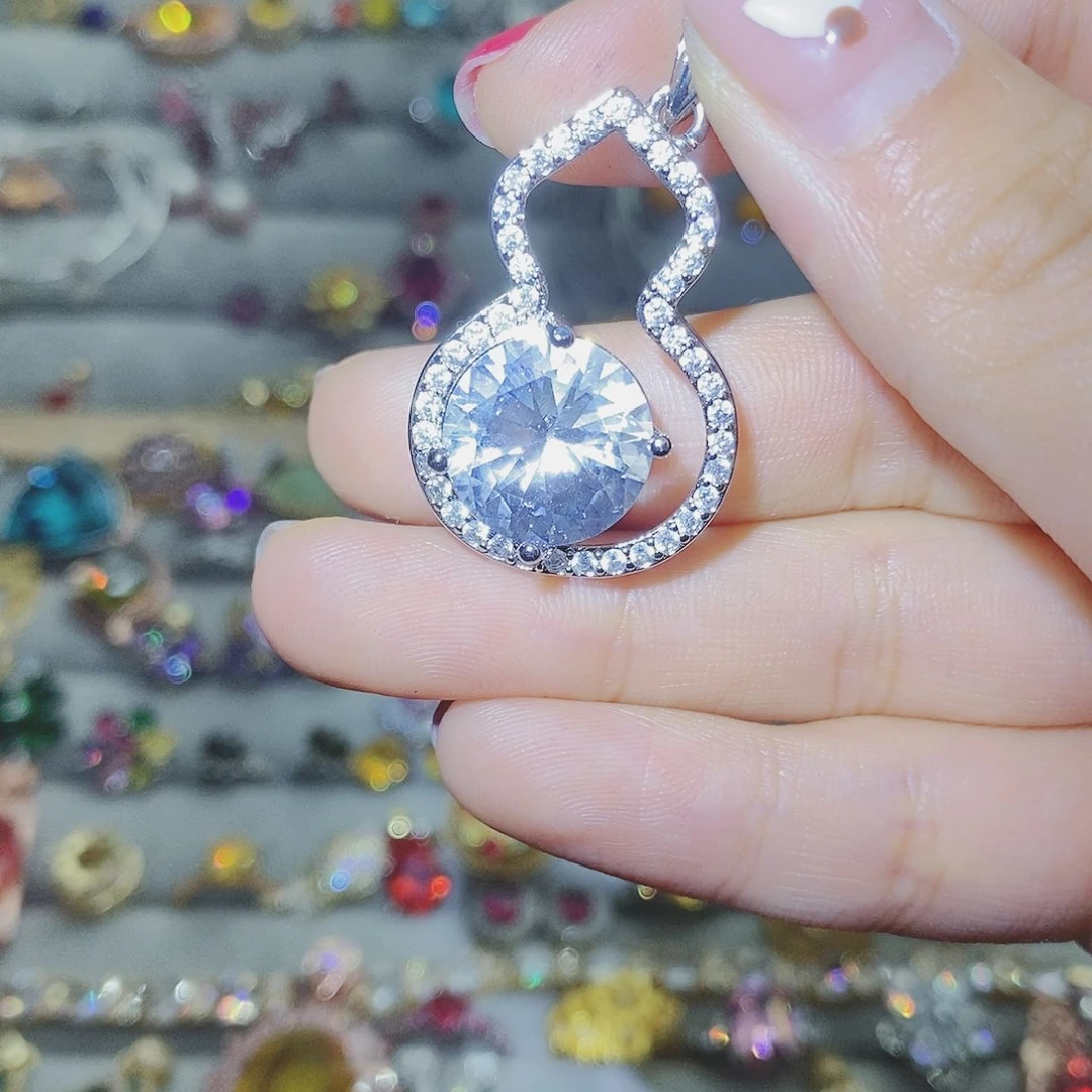 【闪购商品】绿水晶戒指银S925镶嵌