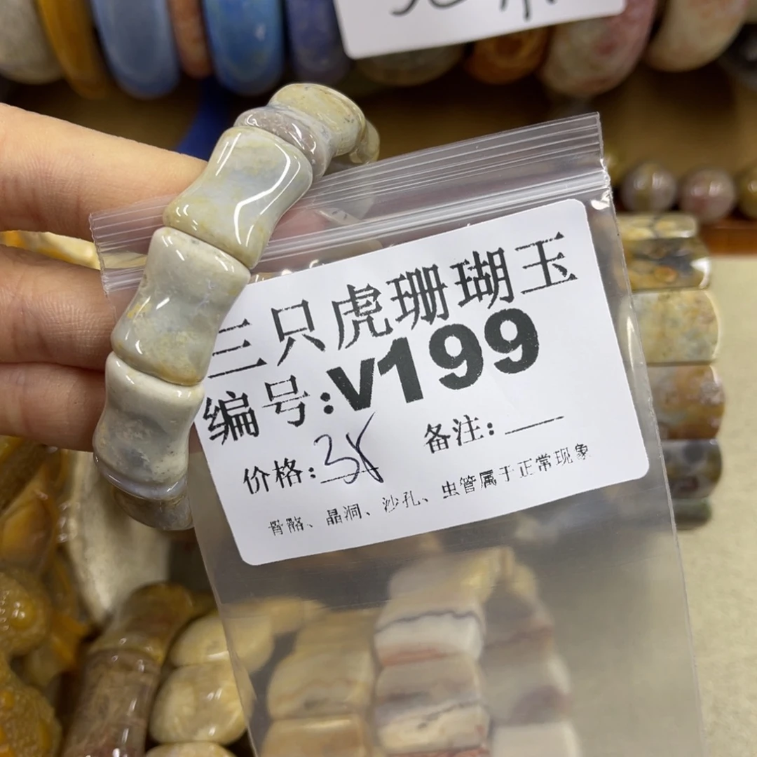 y***i硅化珊瑚（珊瑚玉）未镶嵌h