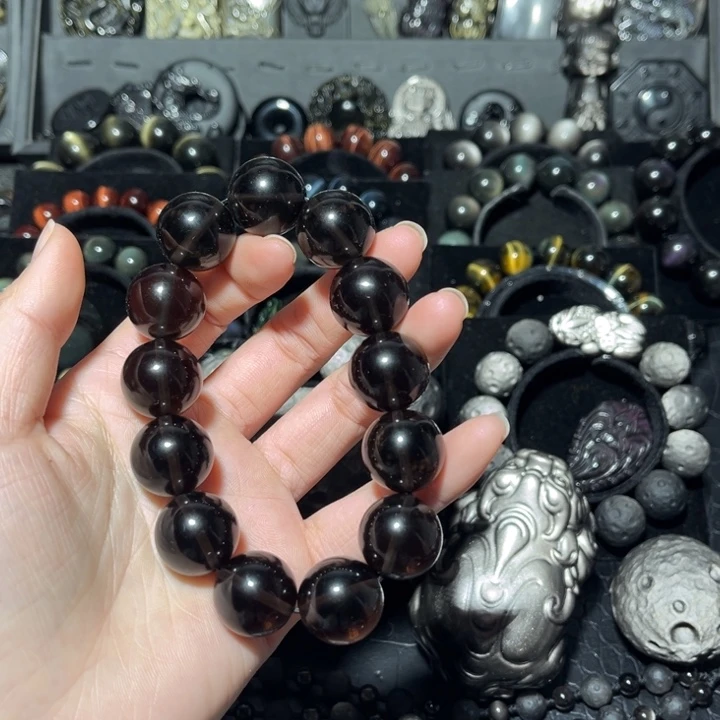 梧***桐黑曜岩未镶嵌珠宝奇石