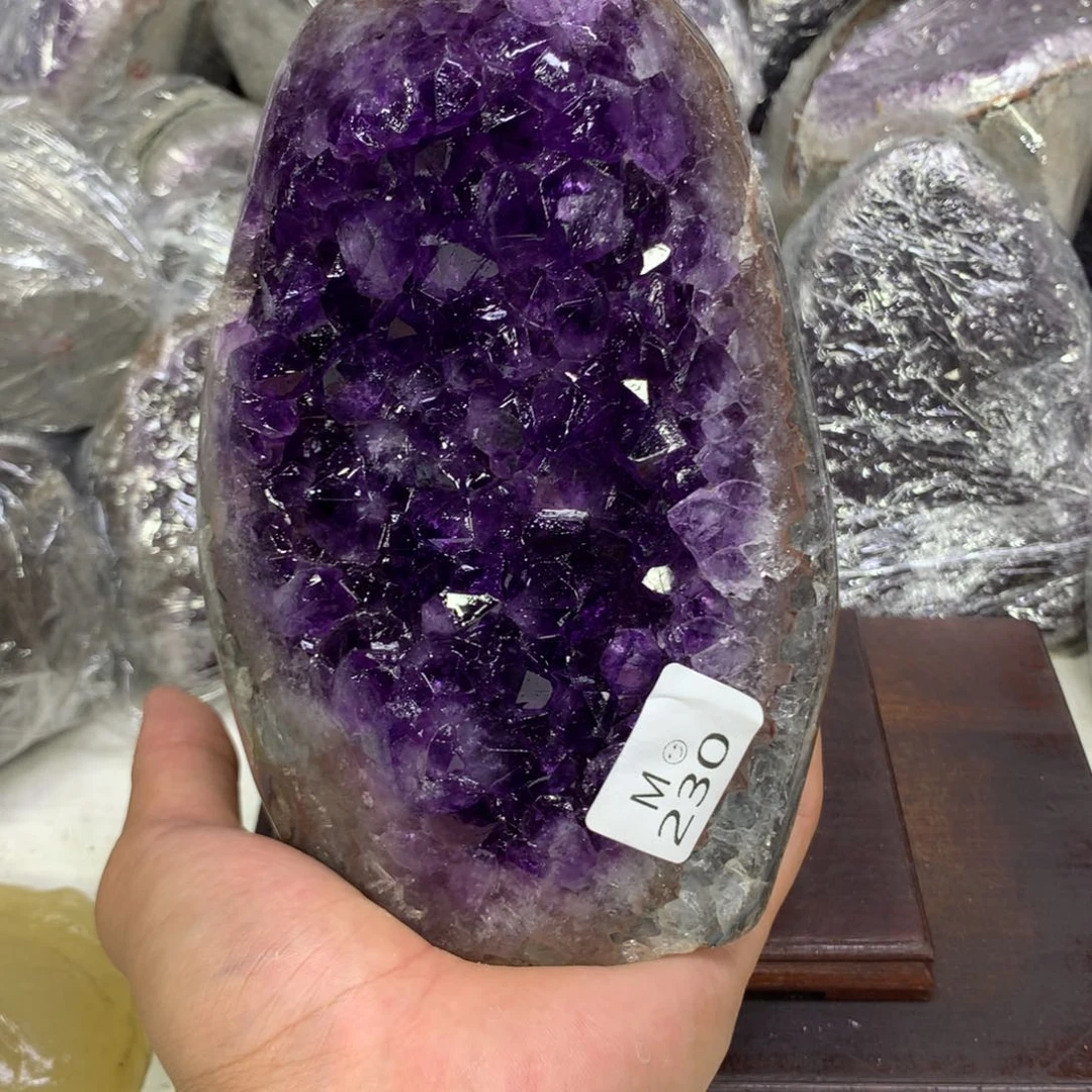紫晶摆件未镶嵌水晶