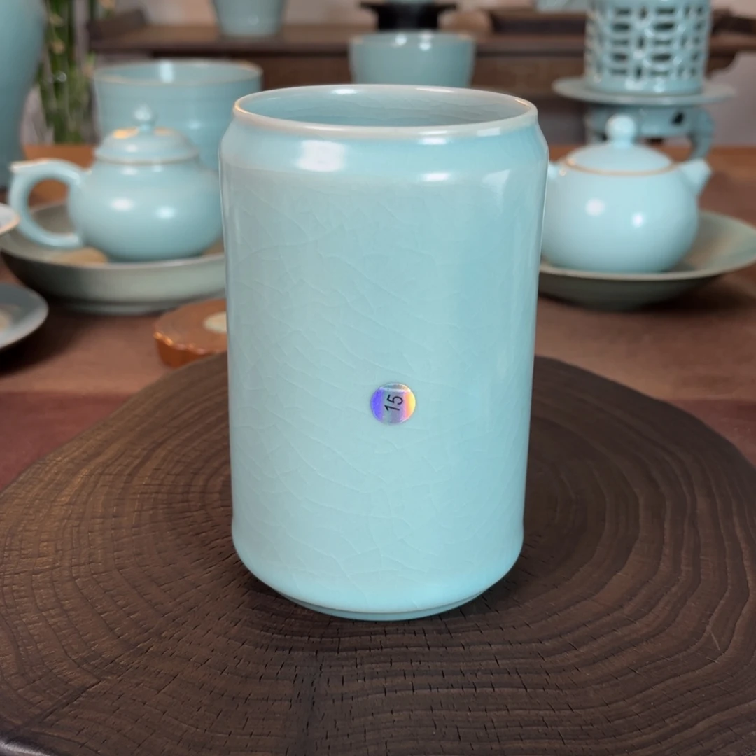 微瑕15原矿汝官窑作品