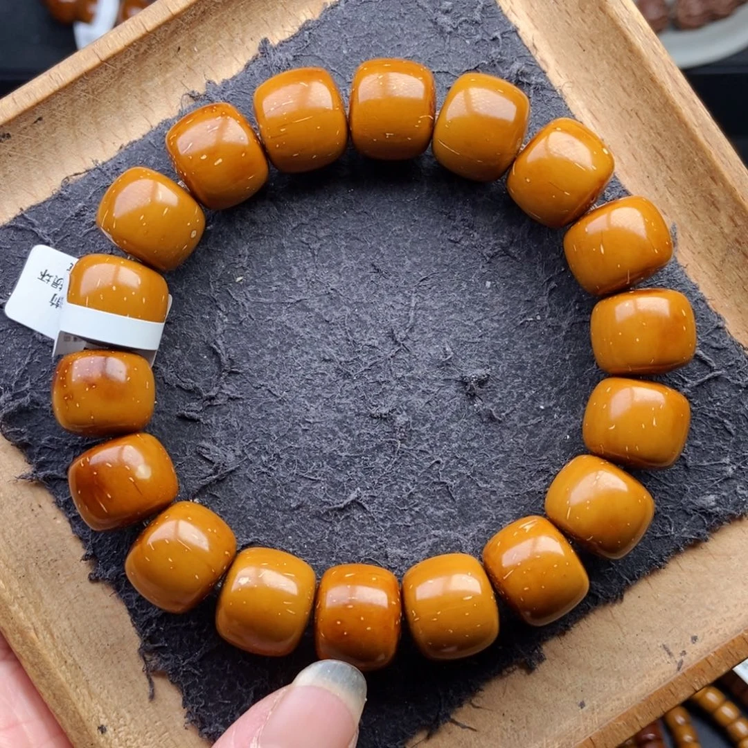 紫金鼠手串14.5近实心老型短轴