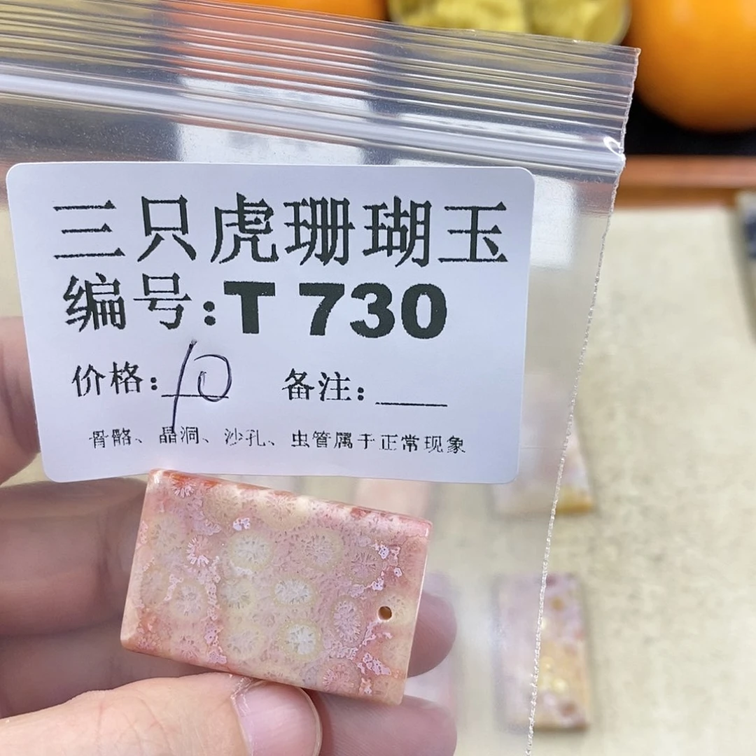 硅化珊瑚（珊瑚玉）1未镶嵌菲*