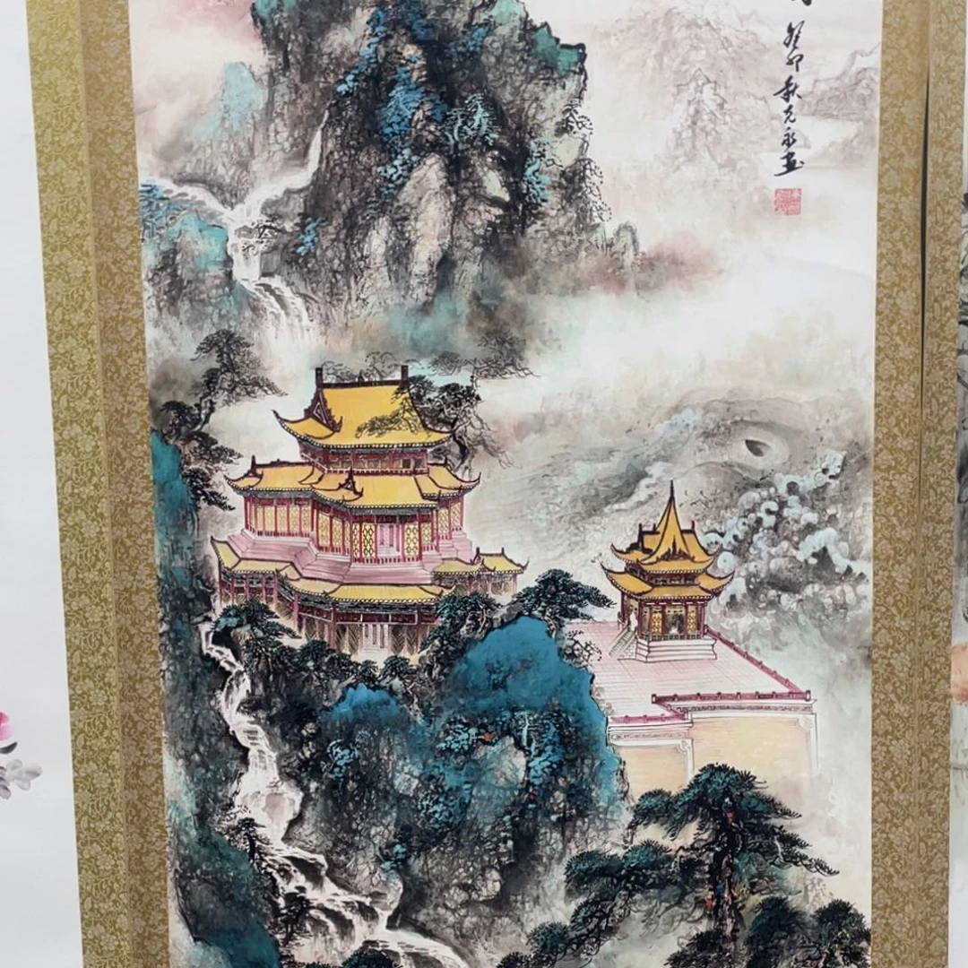 国画老师手笔手绘作品y