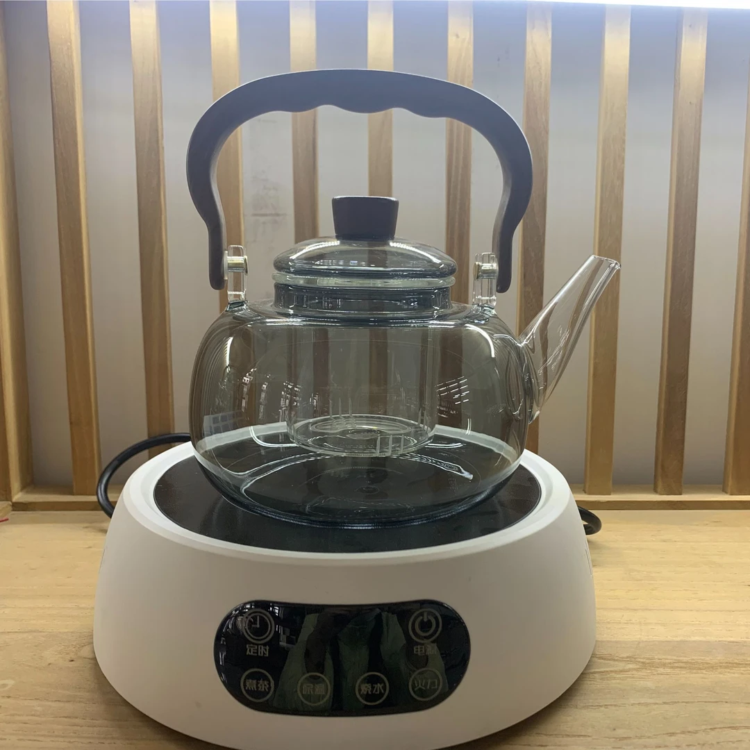 康米K6新款1500W电陶炉烧水煮茶壶家用大容量套组