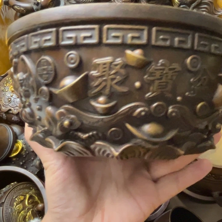 精美铜器摆件藏收