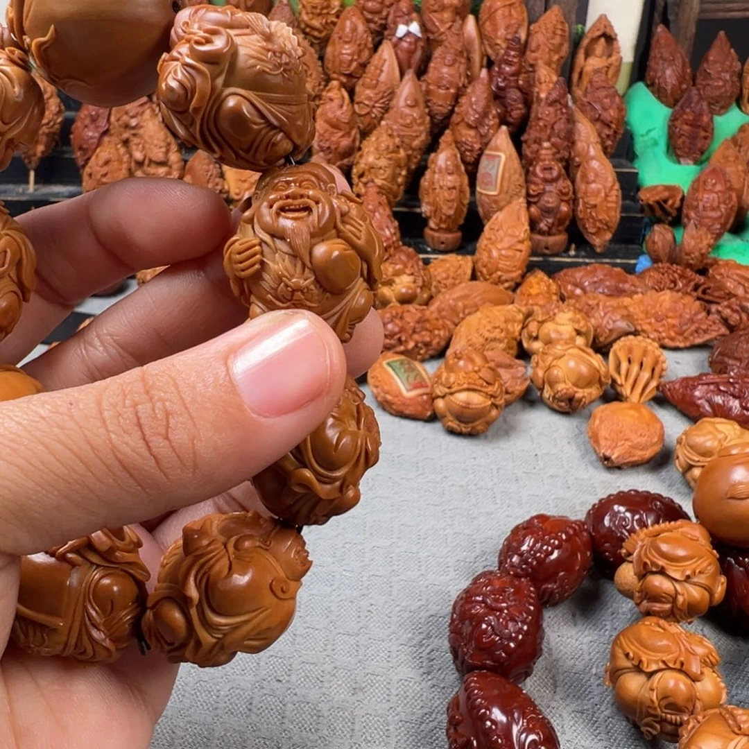 爱***恒橄榄核手串/手链核雕