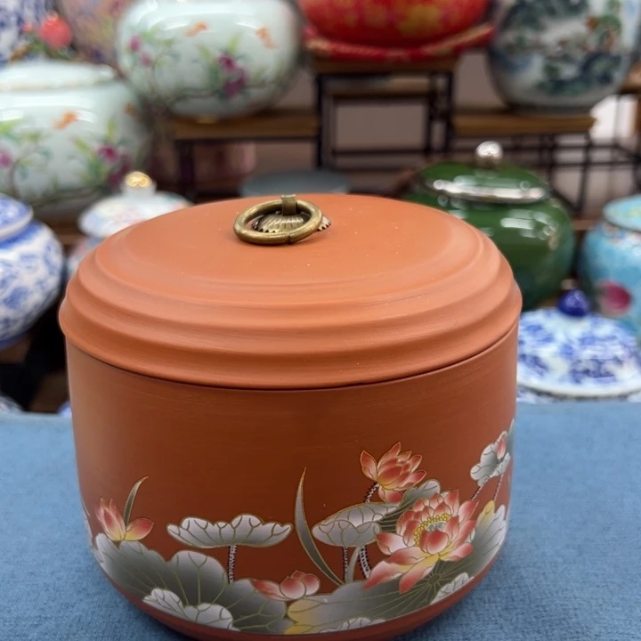 瓷片茶叶罐茶叶罐