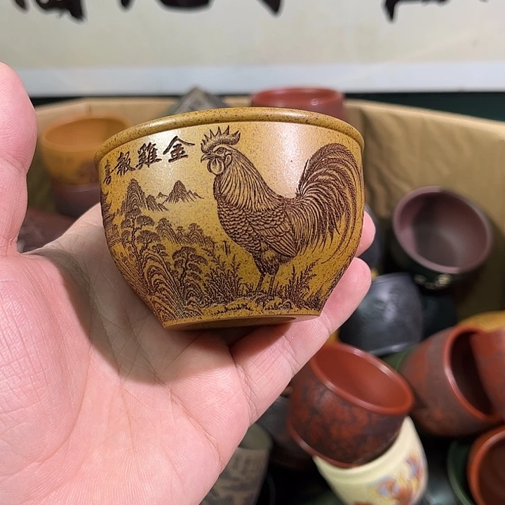 茶杯紫砂全手工紫砂主人杯