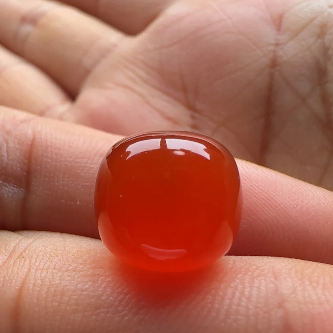 南红玛瑙未镶嵌老型13-12白纹马牙