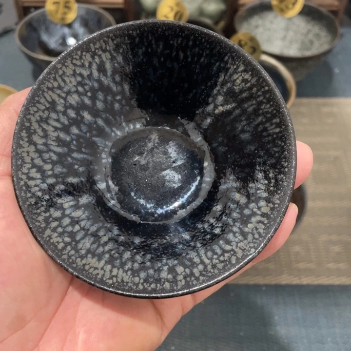 【闪购商品】茶盏柴烧建盏主人杯