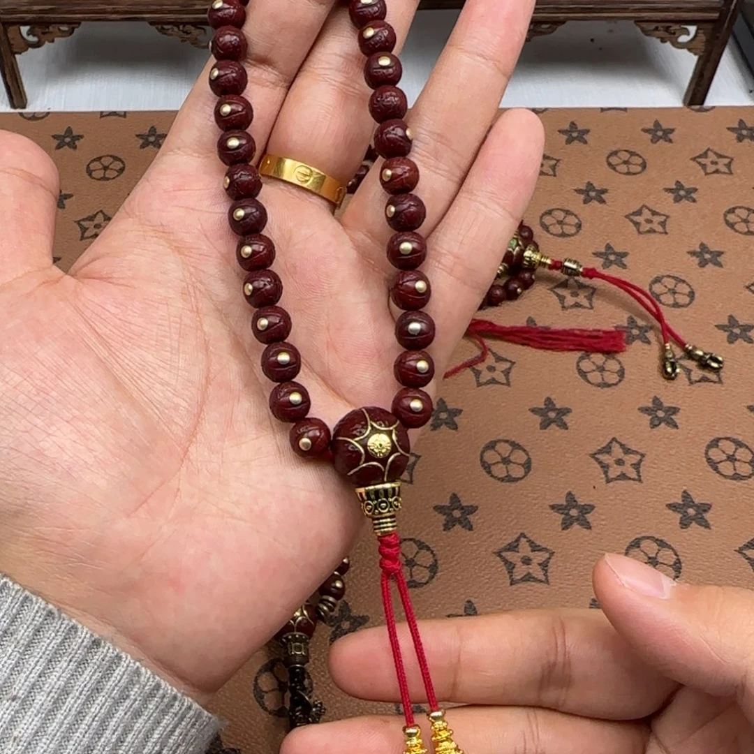 吊坠凤眼菩提凤眼金钉手持8.8素串