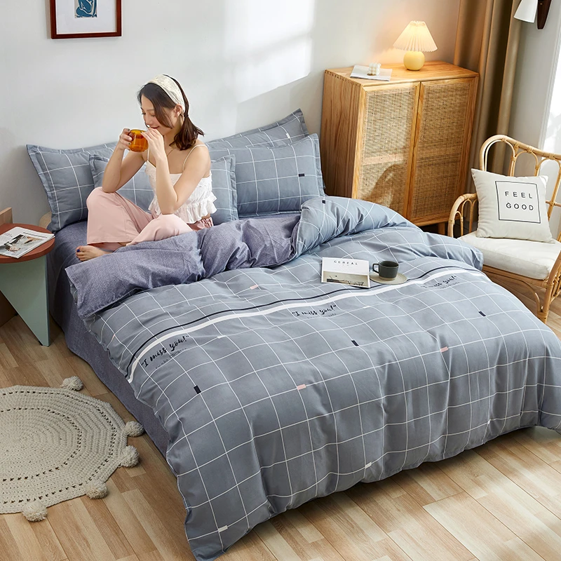 2025新款全棉100%纯棉被罩150x200x230被套单件加厚单人学生宿舍