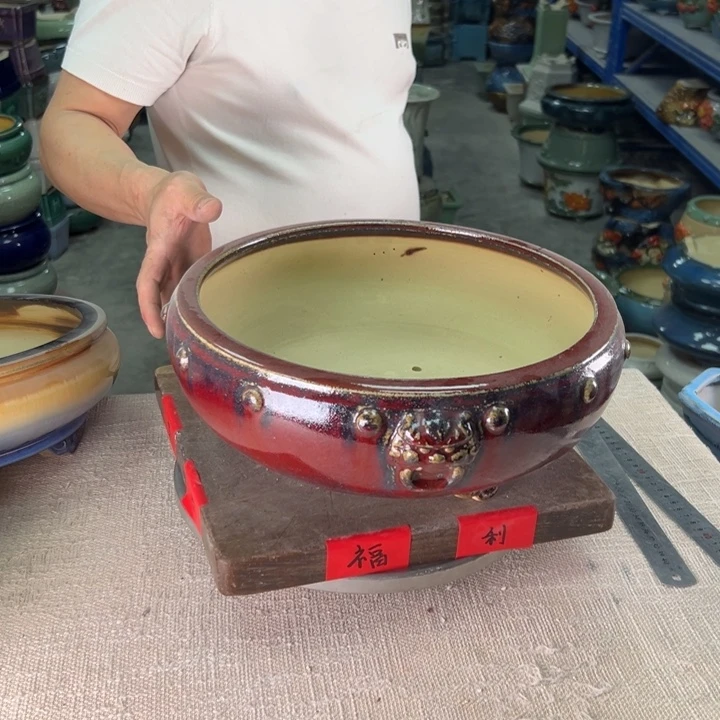 泳坤堂石湾盆陶瓷