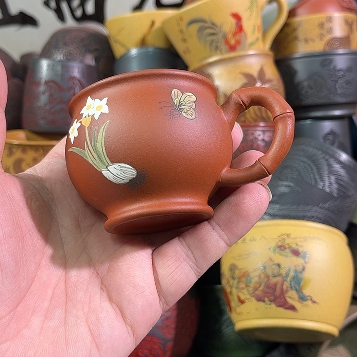 茶杯紫砂全手工紫砂主人杯
