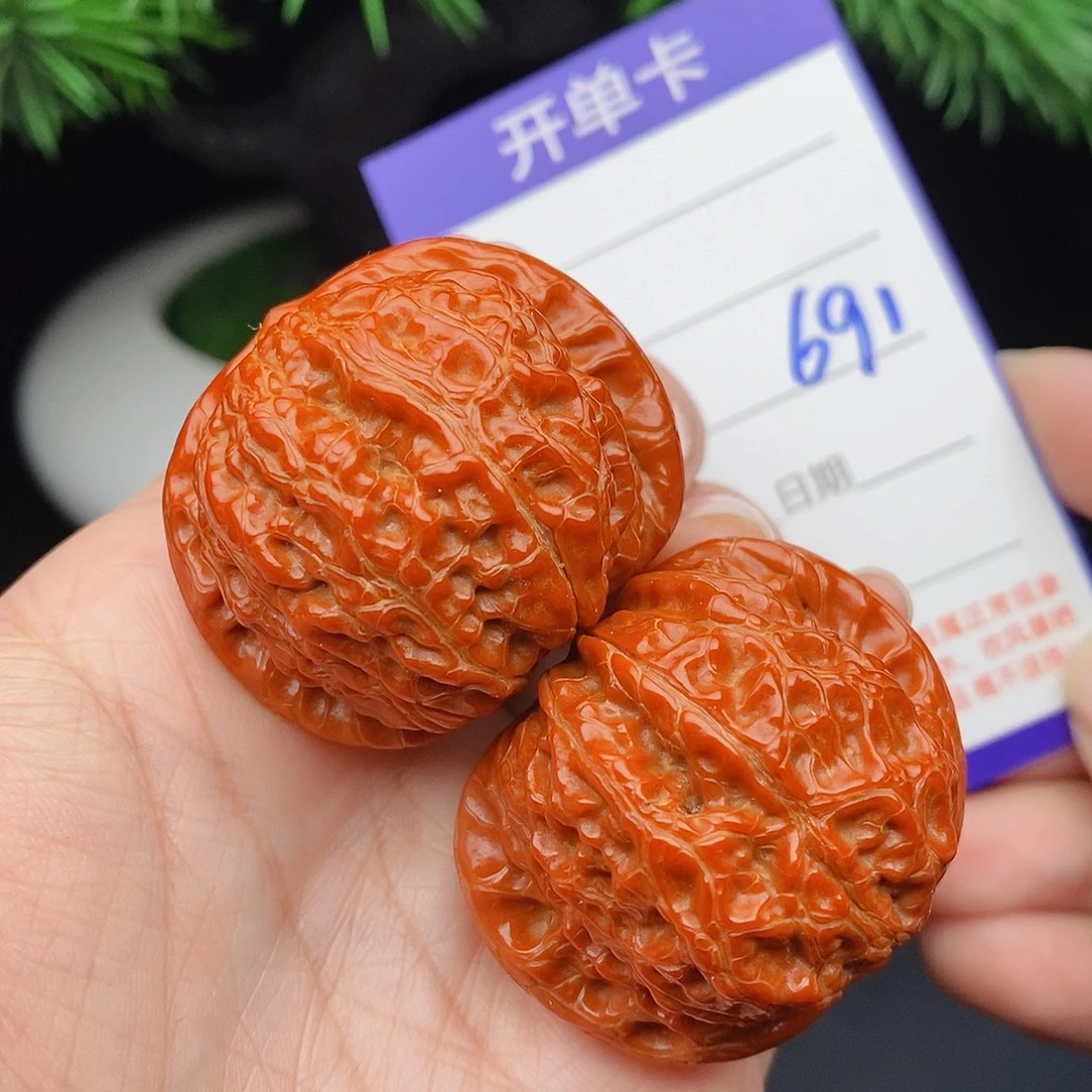 把件文玩核桃40血麒麟691