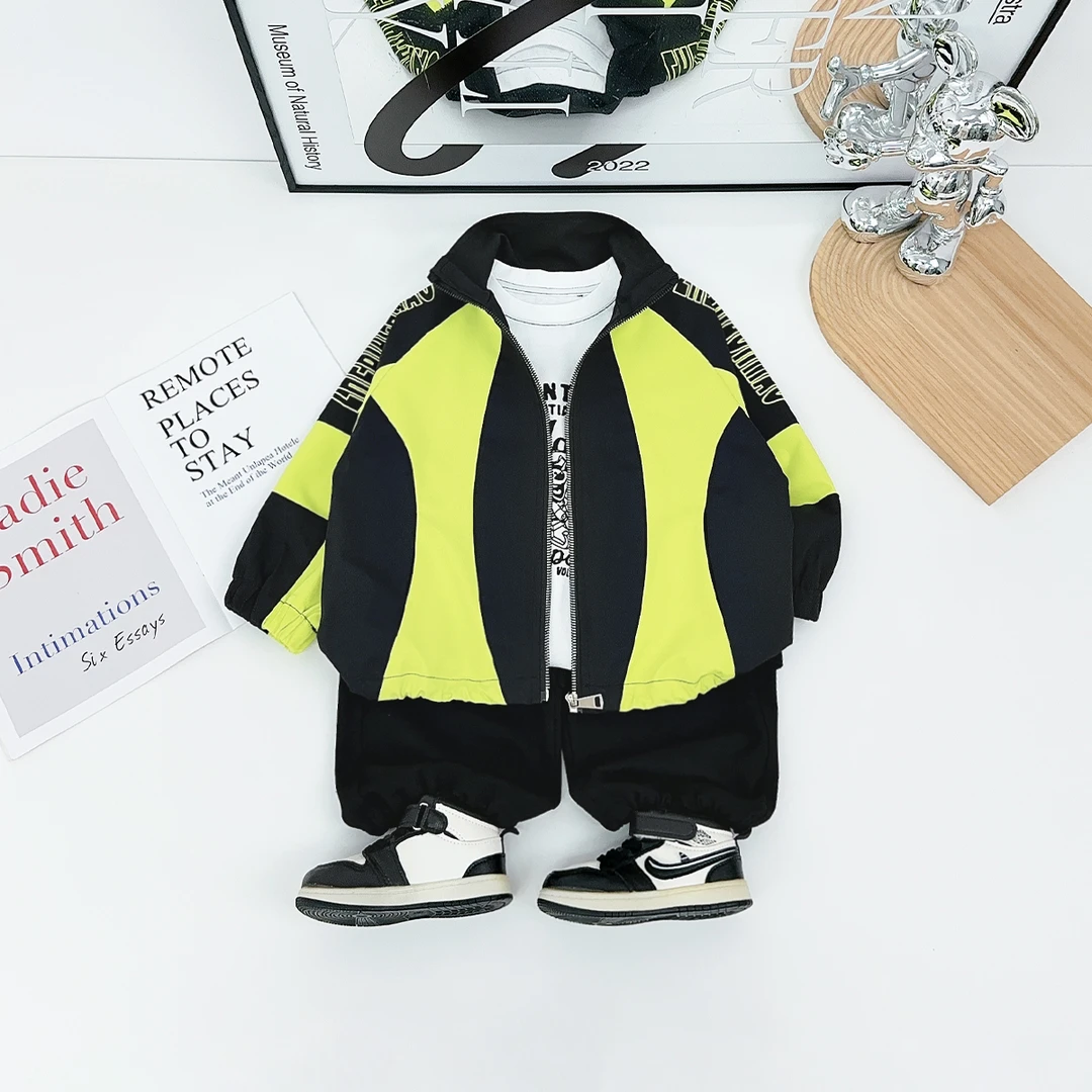 男童秋外套秋冬款2025新款秋装儿童夹克潮 DMC8110 悠悠童话童装