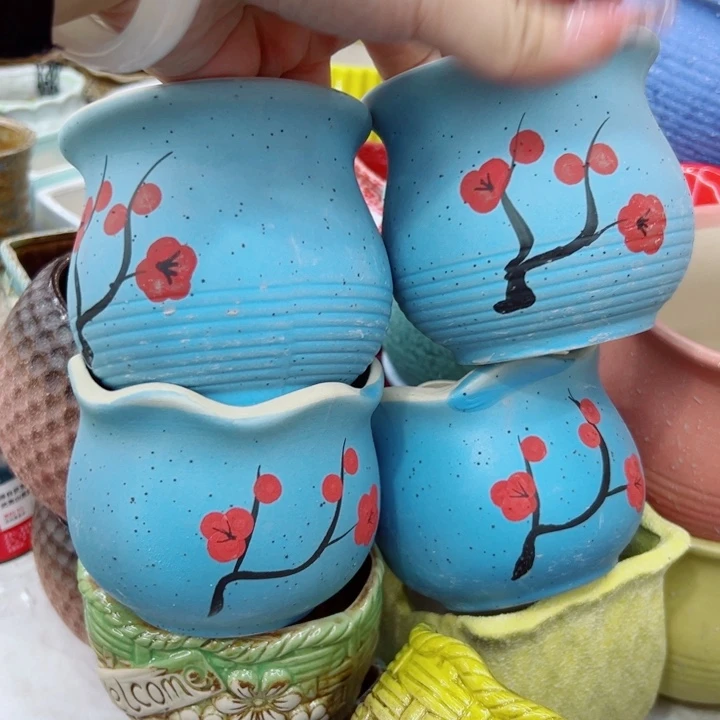 有孔，满10元发货多肉陶瓷花盆