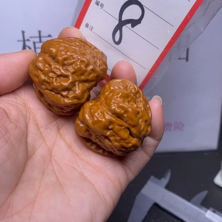 把件文玩核桃8，37蛤蟆头