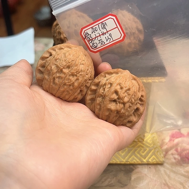 把件文玩核桃非嫁接将军帽